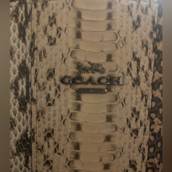 Snakeskin Coach Charlie Carryall - Picture 5 of 5